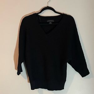 Tahari black sweater